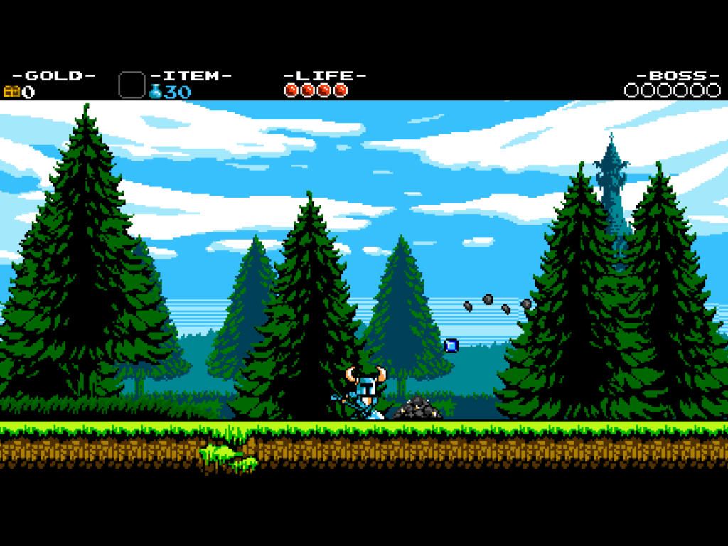 Shovel Knight (Windows) screenshot: Game starts