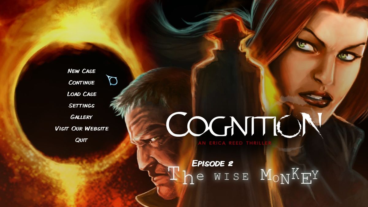 Cognition: Game of the Year Edition (Windows) screenshot: Episode 2 GOTY - main menu.