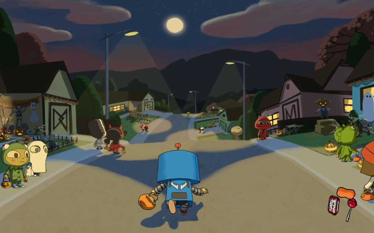 Costume Quest (Windows) screenshot: Loading screen for the first main area