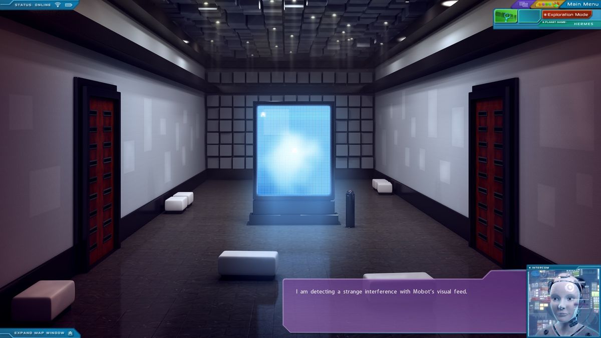 J.U.L.I.A.: Among the Stars (Windows) screenshot: Entering the chamber, which seems familiar.