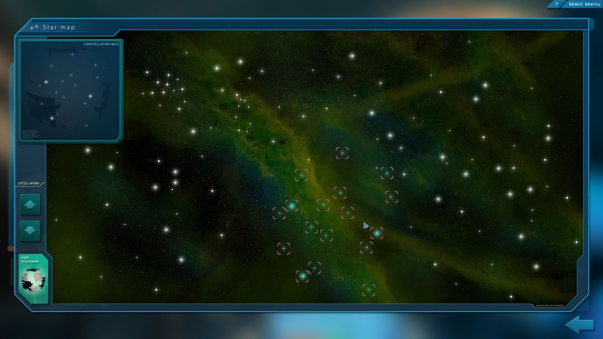 J.U.L.I.A.: Among the Stars (Windows) screenshot: Comparing the constellations.