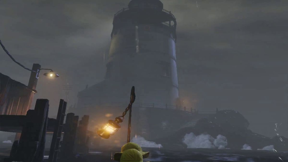 BioShock Infinite (Macintosh) screenshot: Arriving on lighthouse island