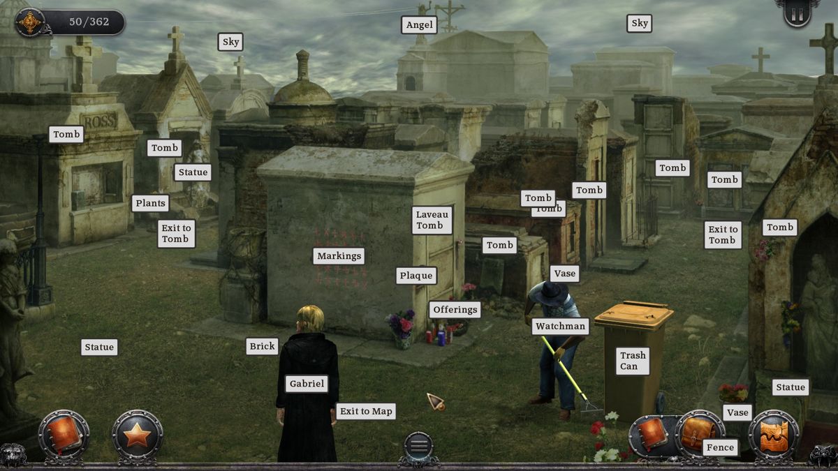 Screenshot of gabriel knight sins of the fathers 20th anniversary