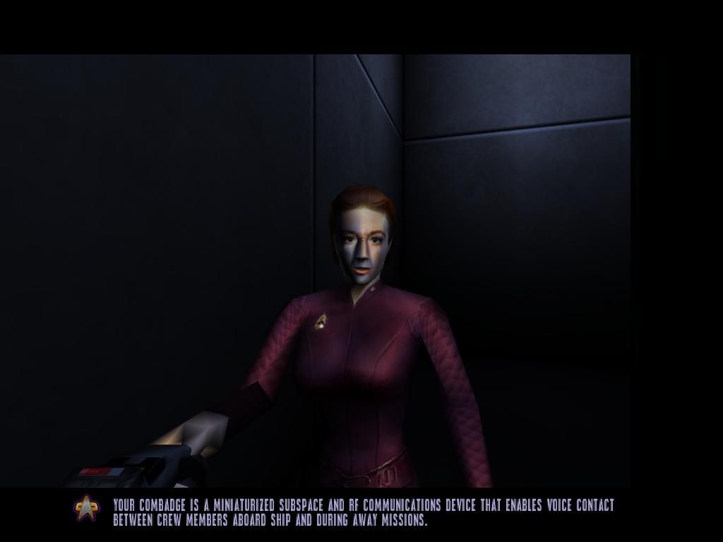 Star Trek: Deep Space Nine - The Fallen (Windows) screenshot: At least they got the Eyes right.