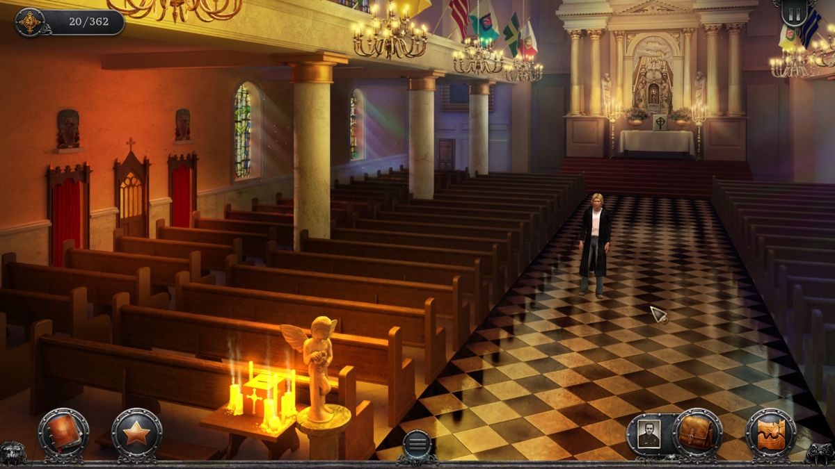 Gabriel Knight: Sins of the Fathers - 20th Anniversary Edition (Windows) screenshot: At the local church.