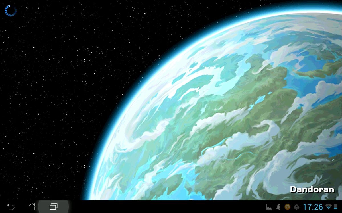 Star Wars: Commander (Android) screenshot: Each levels load screen is based on the planet it takes place on.