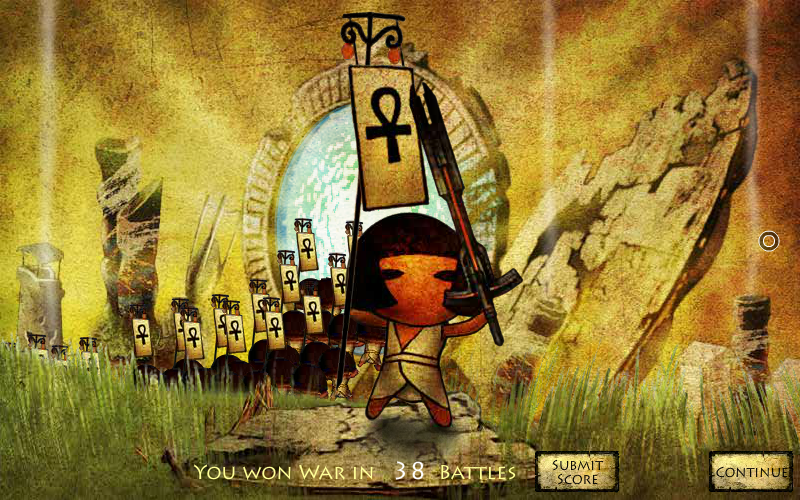 Civilizations Wars (Browser) screenshot: I won the war