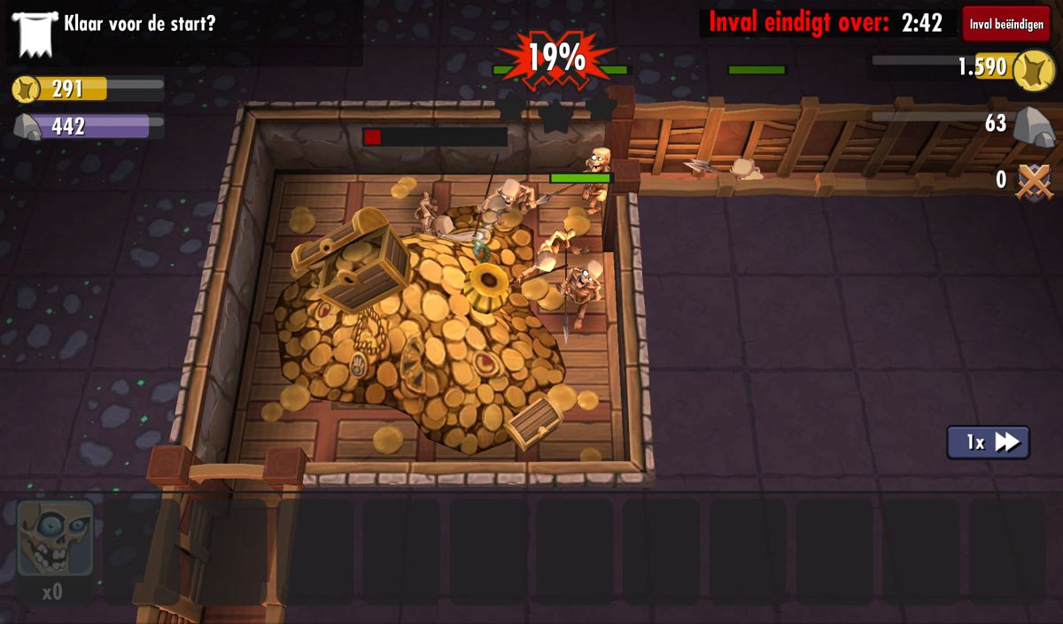 Screenshot of Dungeon Keeper (Android, 2013) - MobyGames