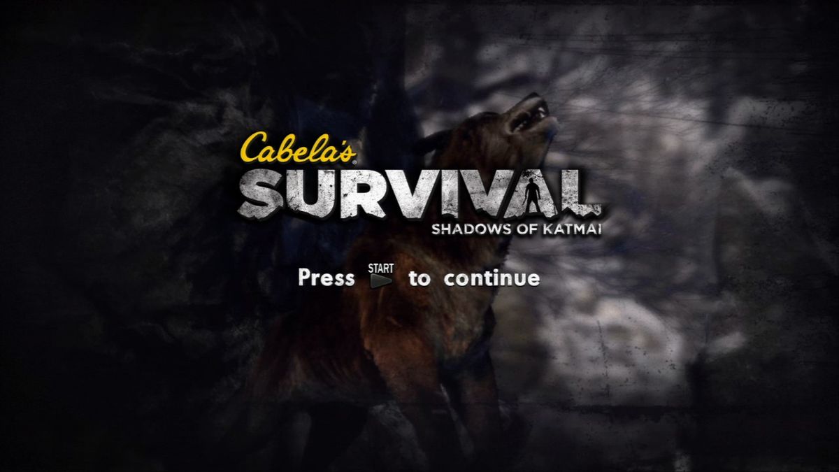 Cabelas Survival Shadows of Katmai com arma - Ps3