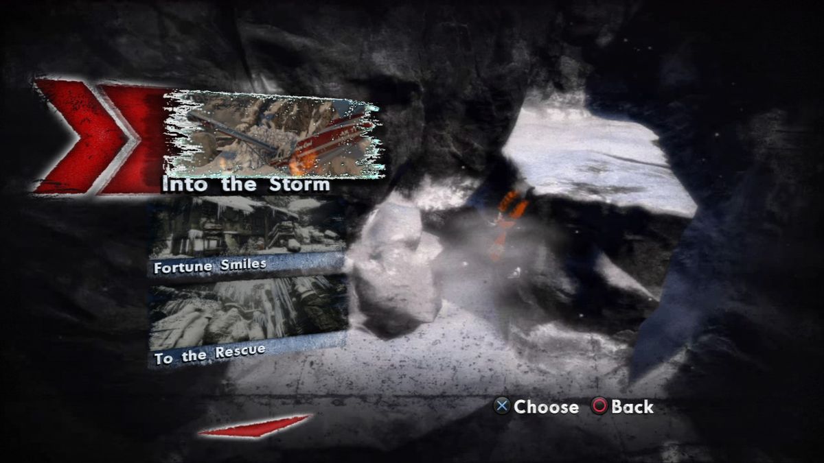 Cabela's Survival: Shadows of Katmai (PlayStation 3) screenshot: Story chapters.