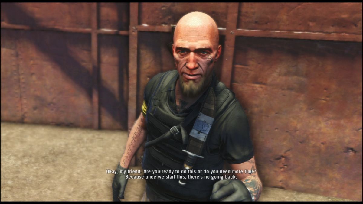 Far Cry 3 (PlayStation 3) screenshot: Sam is your inside man.