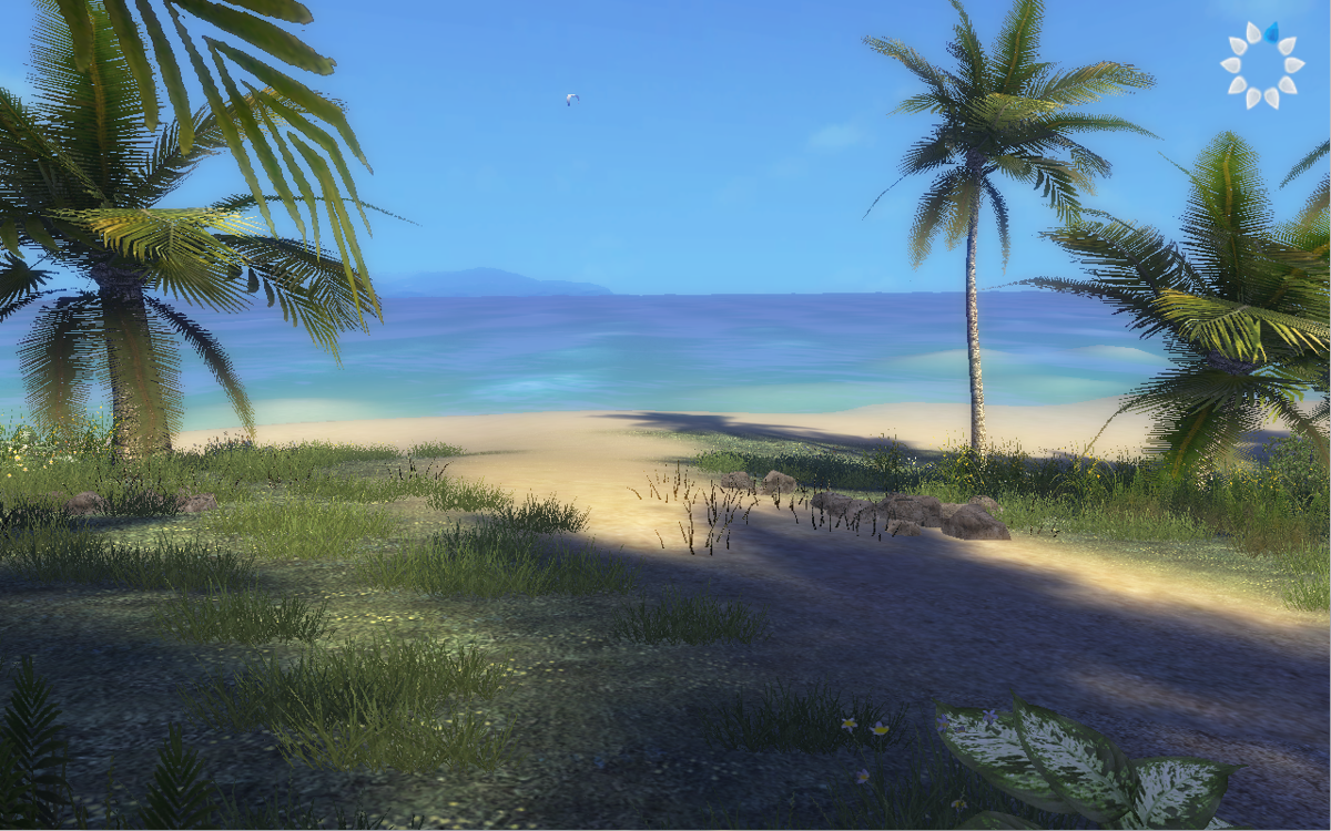 Nature Treks: Healing with Color Deluxe (Windows) screenshot: Theme Blue Ocean