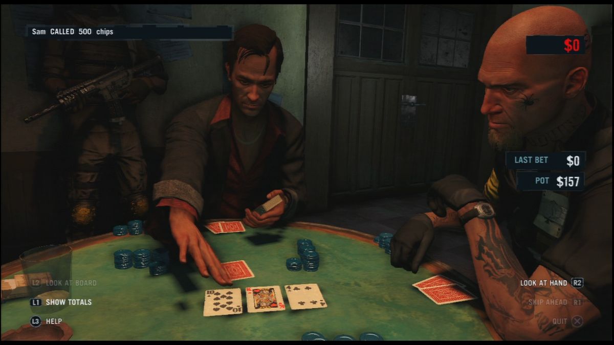 Far Cry 3 (PlayStation 3) screenshot: A party of deadly poker.
