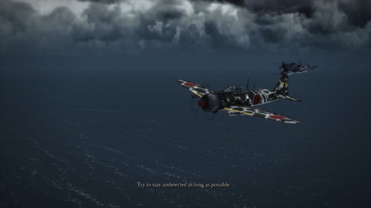 Damage Inc.: Pacific Squadron WWII (PlayStation 3) screenshot: Good thing my fellow pilots can tell which one of enemy planes I'm in.