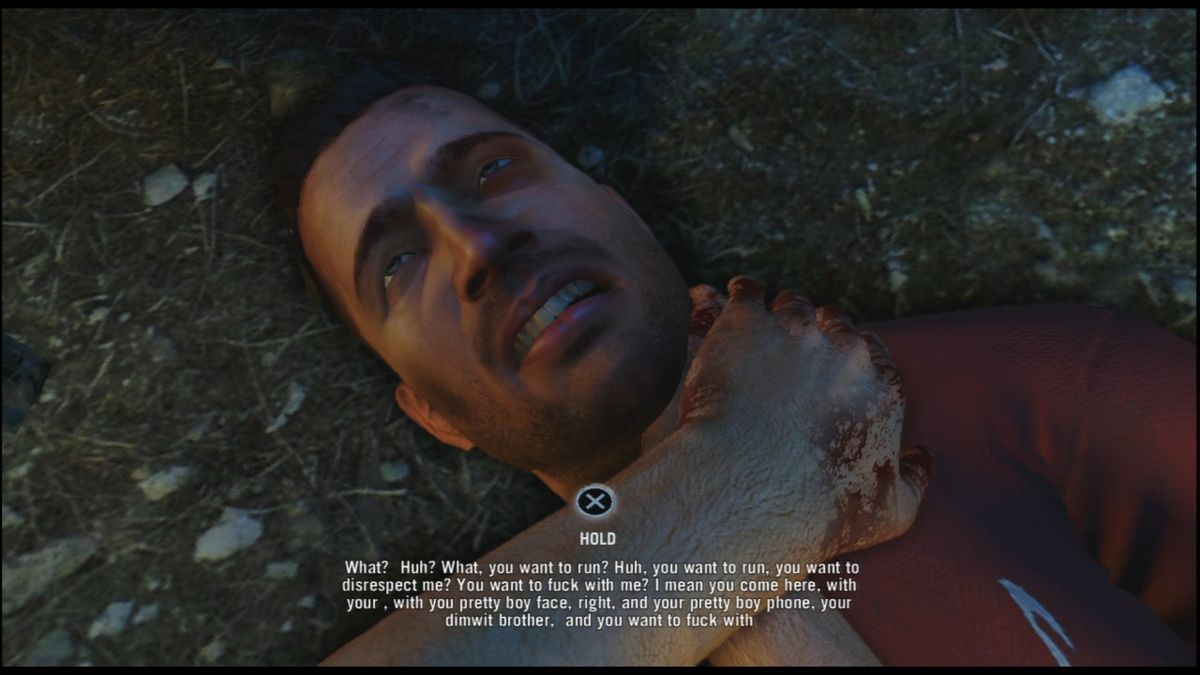 Far Cry 3 (PlayStation 3) screenshot: Guess we won't be escaping together afterall.