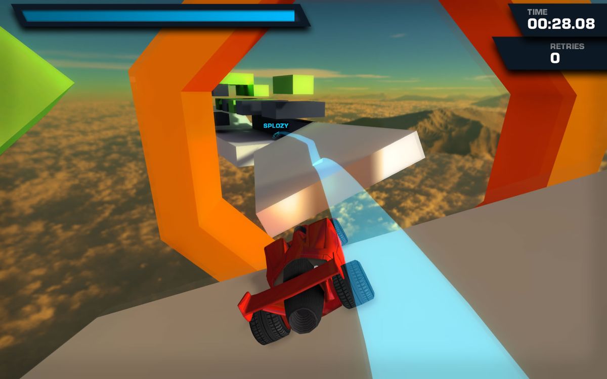 Screenshot of Jet Car Stunts (Windows, 2009) - MobyGames