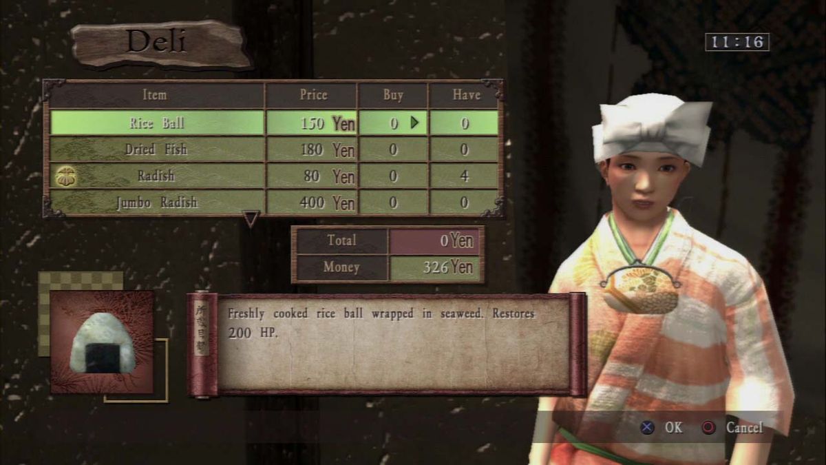 Way of the Samurai 3 (PlayStation 3) screenshot: The Japanese actually did wear purses around the neck