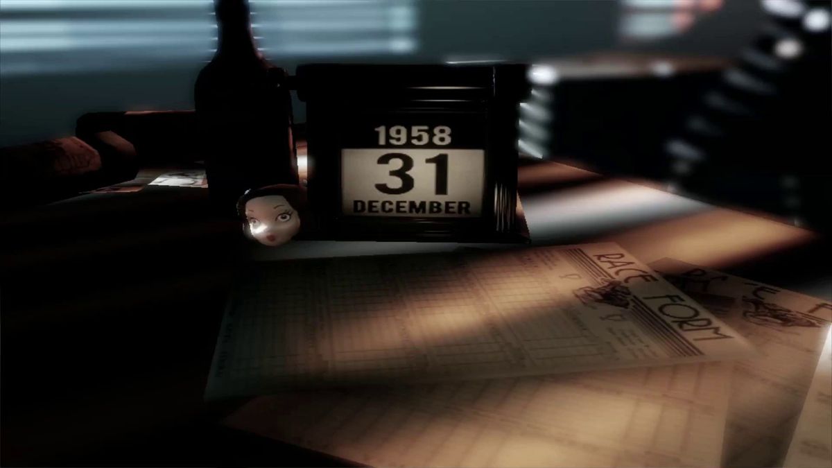 BioShock Infinite: Burial at Sea - Episode One (Macintosh) screenshot: The date December 31st 1958.. New Years Eve....