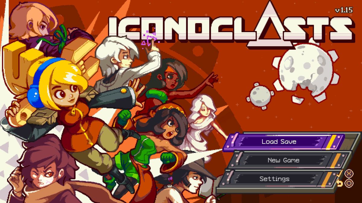 Iconoclasts (PlayStation 4) screenshot: Main menu