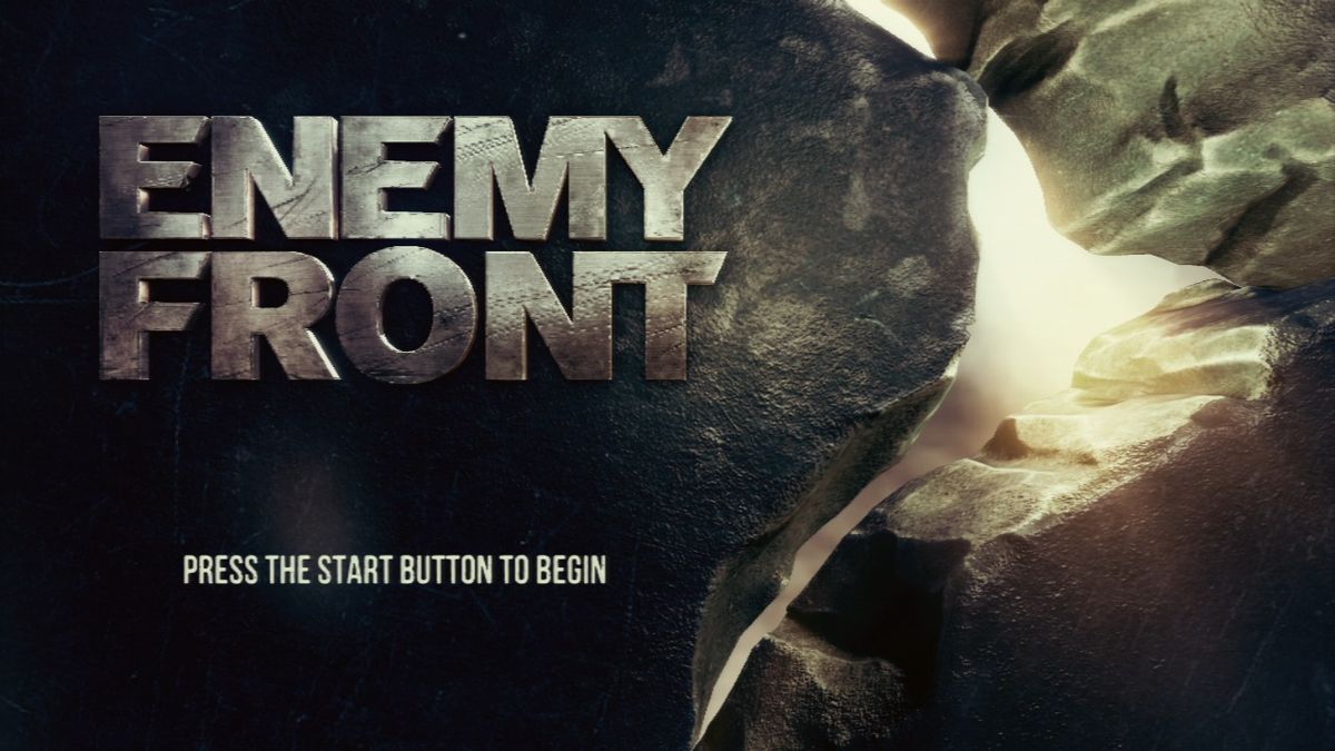 Enemy Front (PlayStation 3) screenshot: Main title.