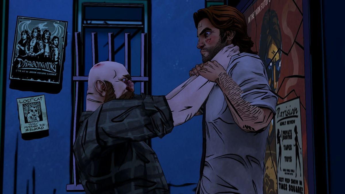 The Wolf Among Us (PlayStation 4) screenshot: Episode 1: Meeting a new friend
