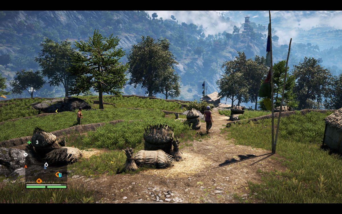 Far Cry 4 (Windows) screenshot: One of the settlements of The Golden Path