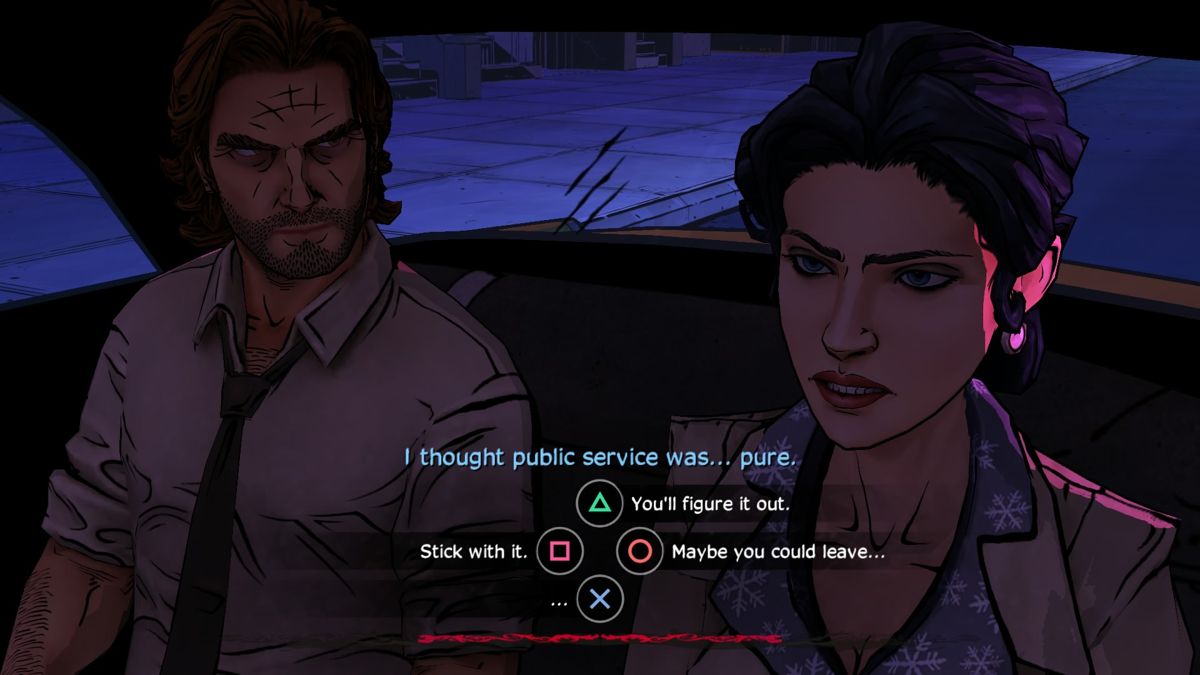 Screenshot of The Wolf Among Us (PlayStation 4, 2013) - MobyGames