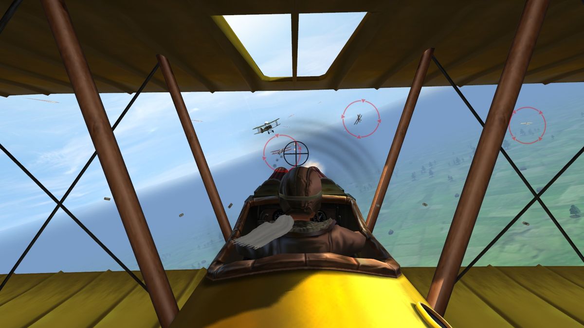 Wings!: Remastered Edition (Windows) screenshot: Engaging the enemy bomber.
