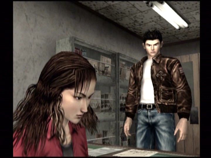 Shenmue II (Xbox) screenshot: Shenmue: The Movie - Buying a ticket to Hong Kong.