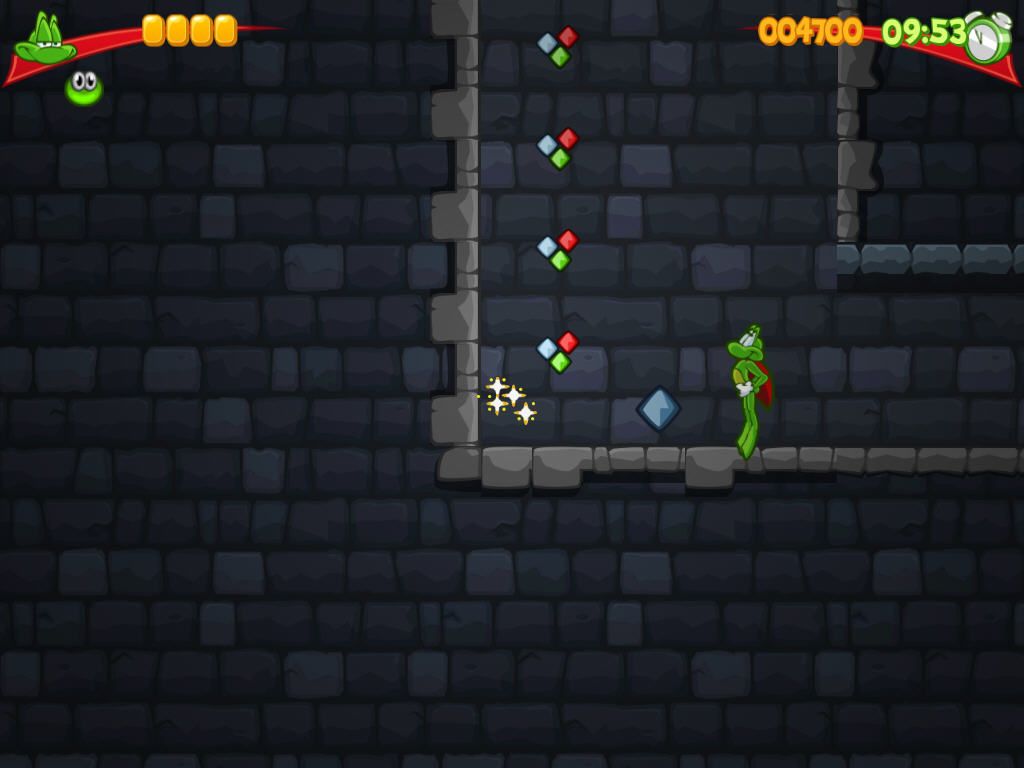Superfrog HD (Windows) screenshot: Dark castle