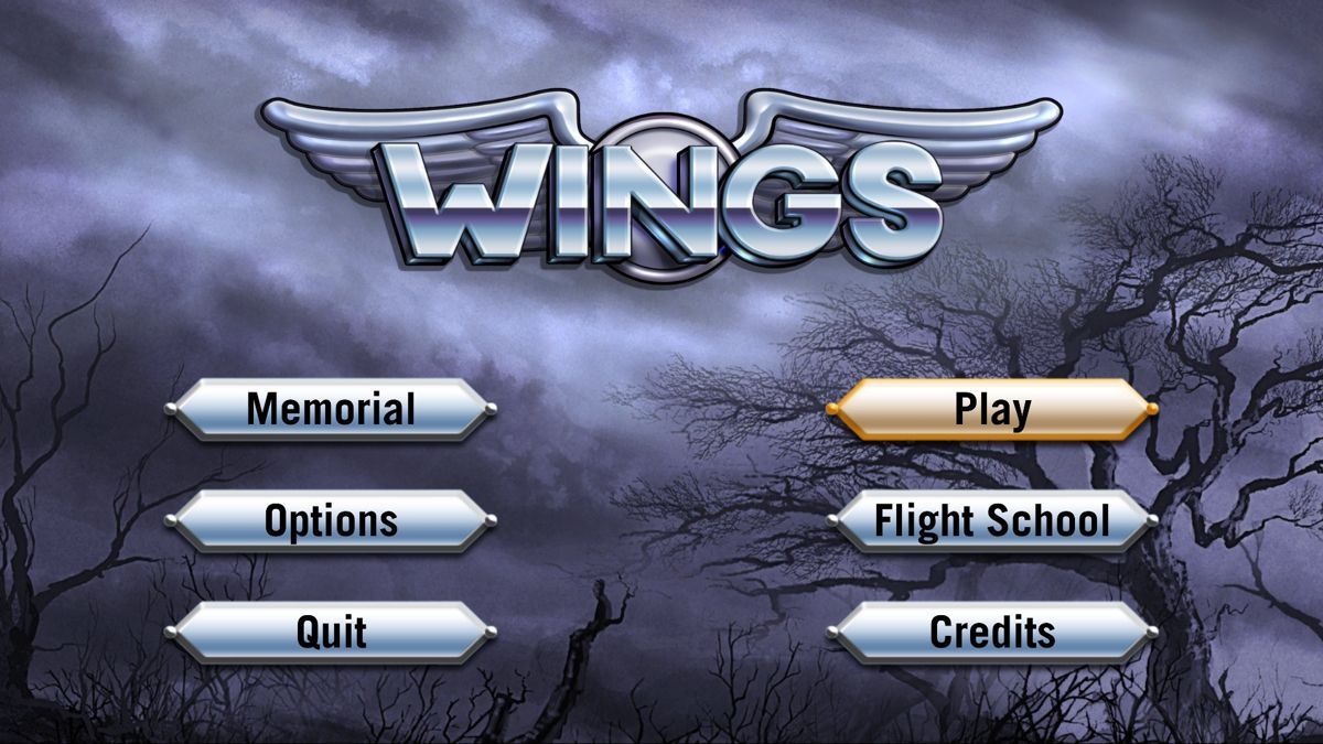 Wings!: Remastered Edition (Windows) screenshot: Main menu.