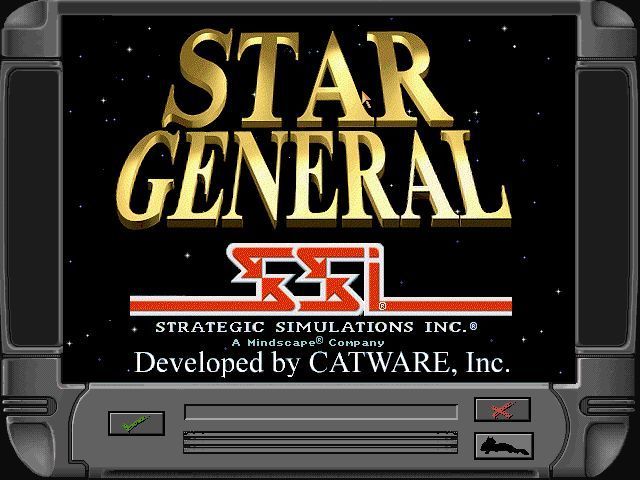 Star General (Windows) screenshot: The game's title screen Demo version