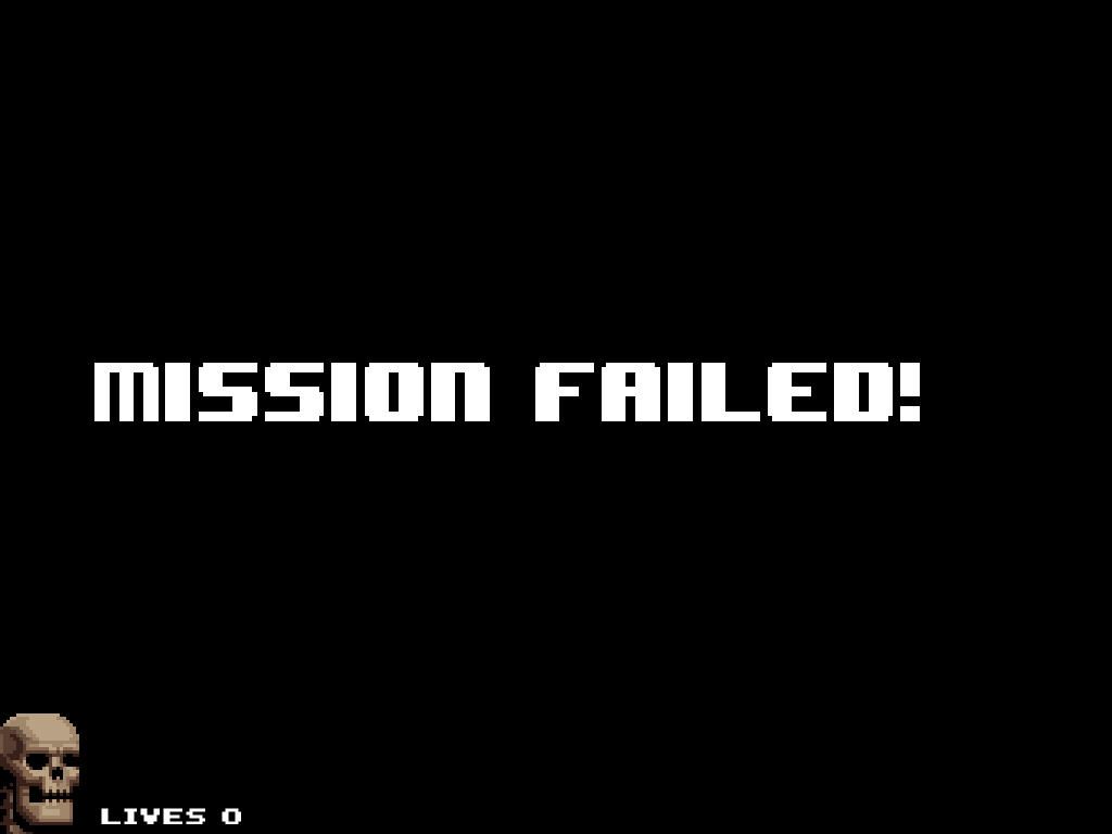 The Expendabros (Windows) screenshot: Mission failed