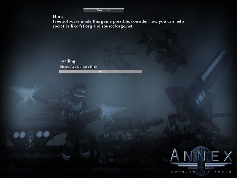 Annex: Conquer The World (Windows) screenshot: Loading screen