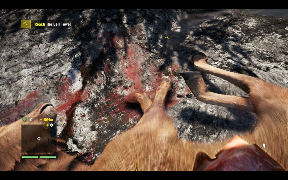 Far Cry 4 (Windows) screenshot: Skinning an animal.
