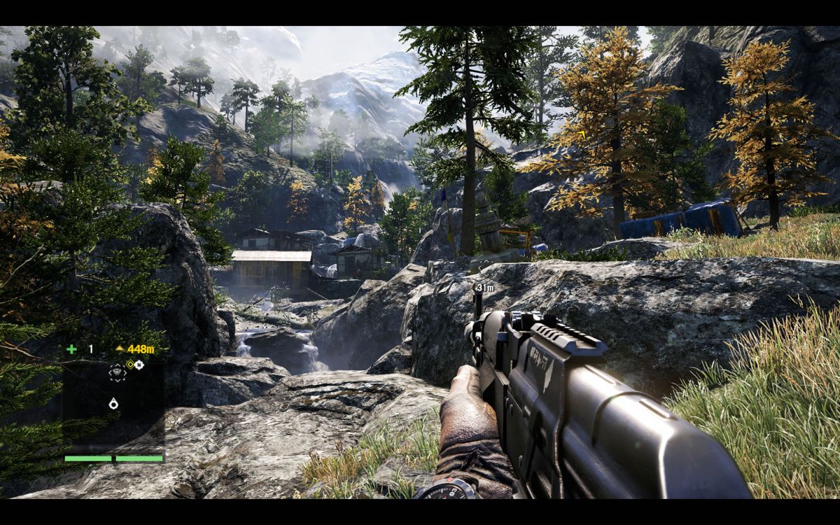 Far Cry 4 (Windows) screenshot: The environment is very different compared to the previous game.