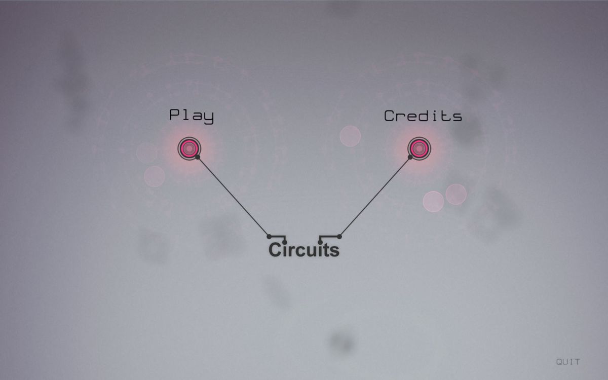 Circuits (Windows) screenshot: Title screen