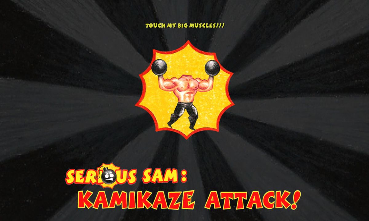 Serious Sam: Kamikaze Attack! (Windows) screenshot: Title screen