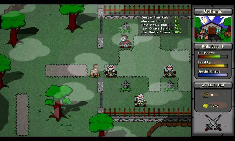 Battlepaths (Windows) screenshot: Skeletons & zombie