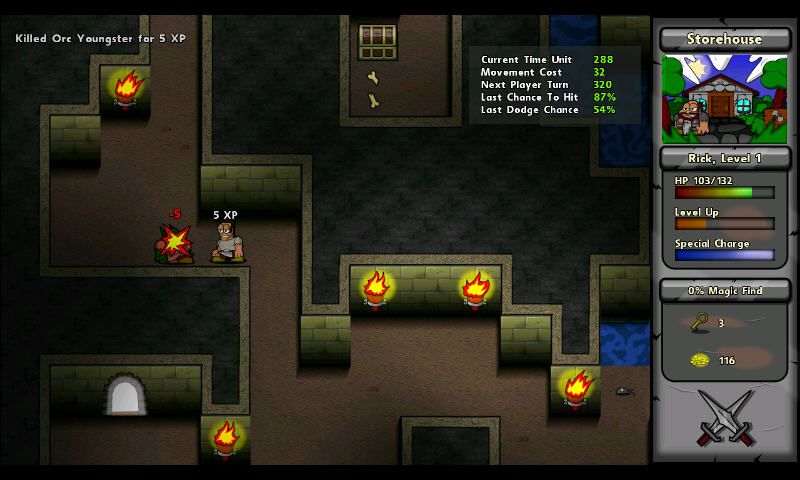 Battlepaths (Windows) screenshot: Fight