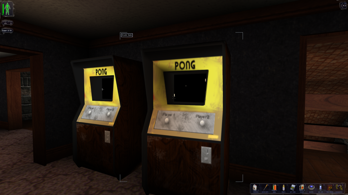 The Nameless Mod (Windows) screenshot: <moby game="Pong" platform="Arcade">Pong</moby>!