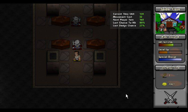Battlepaths (Windows) screenshot: Catacomb