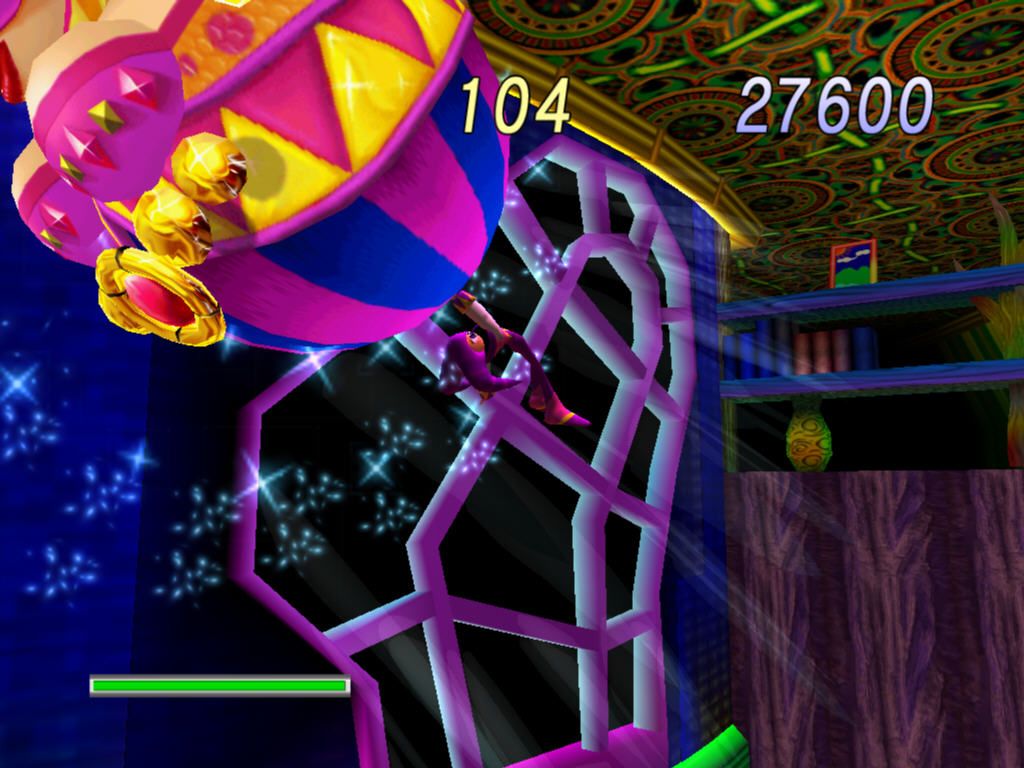 NiGHTS into Dreams... (Windows) screenshot: Throw him!