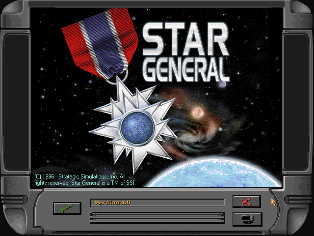 Star General (DOS) screenshot: Title screen