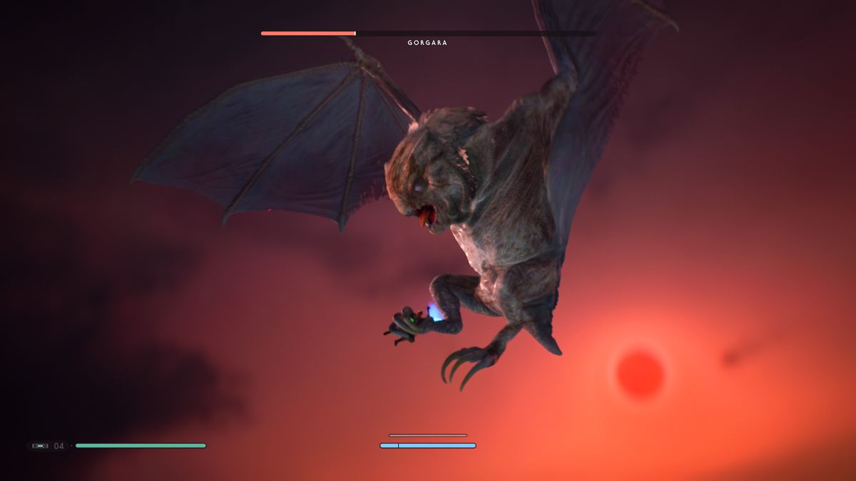 Star Wars: Jedi - Fallen Order (PlayStation 4) screenshot: Gorgara boss battle