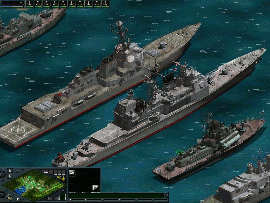 Protivostojanie: Prinuzhdeniye k miru (Windows) screenshot: russian ships