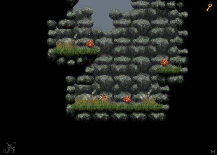 William and Sly (Browser) screenshot: A cave full of mushrooms - yummy!