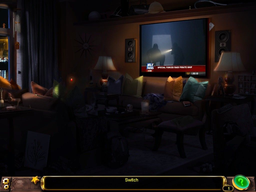 Them: The Summoning (Windows) screenshot: It's dark. I need to turn on the lights.