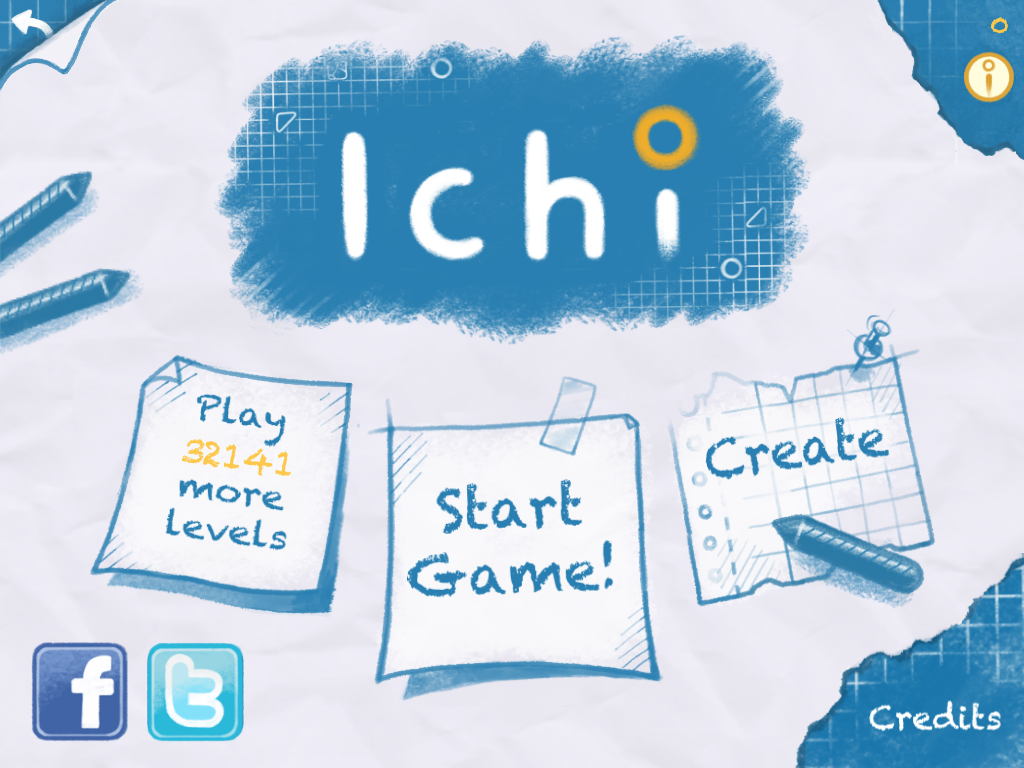 Ichi (Windows) screenshot: Main menu