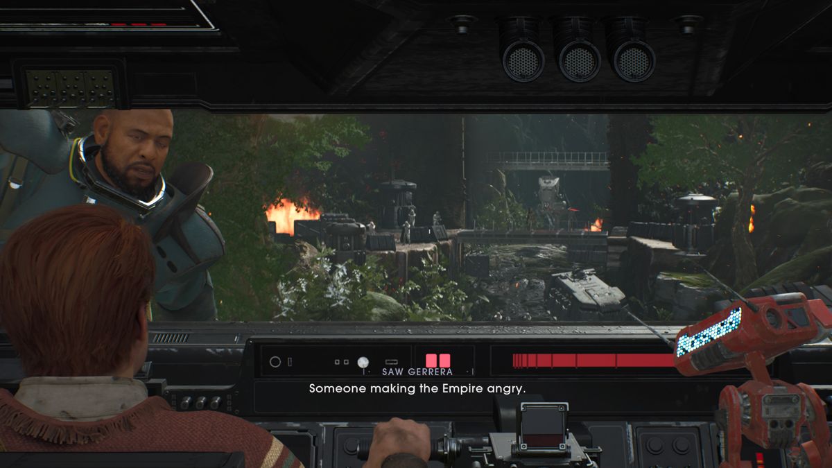 Star Wars: Jedi - Fallen Order (PlayStation 4) screenshot: Meeting the resistance
